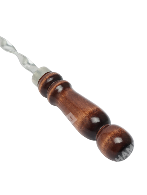 Шампур с деревянной ручкой 10 мм - 40 см (эконом)