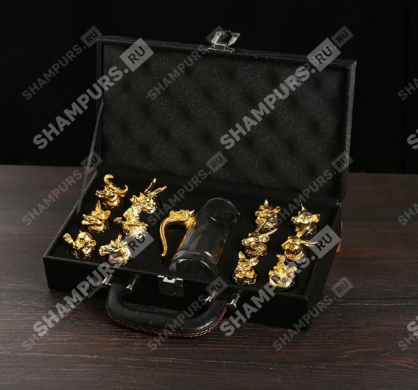 Набор рюмок-перевертышей с кувшином