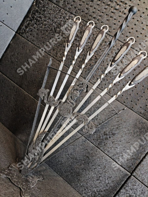 Подставка ВЕЕР с шампурами ясень