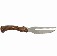 НожеВилка с серрейтором, ручка Ясень